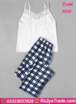 بيجامه حماله وبنطلون كاروهات - كود 2030