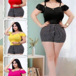 هوت شورت مثيره للعروسه - كود 2037