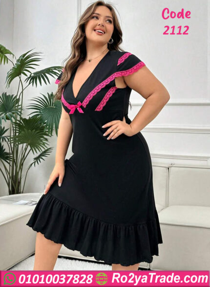 كاش طويل مطعم بالدانتيل - كود 2112