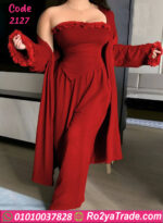 بيجامه حريمي 3 قطع للعرايس - كود 2127