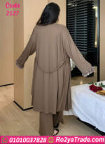 بيجامه حريمي 3 قطع للعرايس - كود 2127