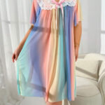 فستان نوم مثير طويل - كود 2143