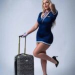 لانجري تنكري مضيفه الطيران - كود 2148