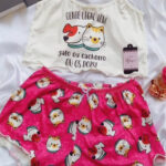 توب وشورت حريمي - كود 24210