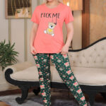 بيجامه حريمي نص كم - كود 2822