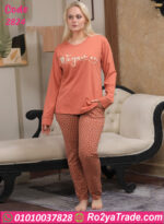 بيجامه قطن فبران - كود 2824