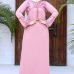 عبايه بيتي طويله حريمي - كود 3009