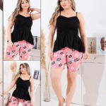 بجامه نسائي شورت مثيره - كود 4029