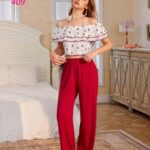 بيجامه توب وبنطلون - كود 409