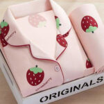 بيجامة وردي أنيقة - كود 437