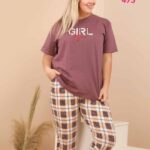 بجامة نسائي برمودا - كود 473