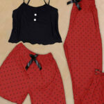 بيجامه للعرايس 3 قطع - كود 57