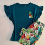 بيجامه قطن حريمي - كود 714