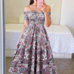 دريس مدلع مشجر حريمي - كود 804