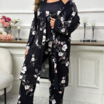 بيجامة 3 قطع كيرفي - كود 907