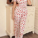 بيجامه قطعتين حريمي - كود 0107