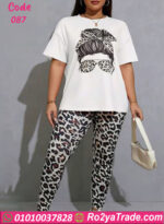 بيجامه حريمي نص كم - كود 087