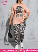 بيجامه حريمي نص كم - كود 087