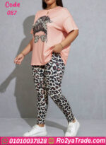 بيجامه حريمي نص كم - كود 087