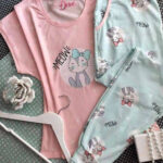 بجامه قطن صيفي للعروسه - كود 101