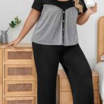 بيجامه بناتي نص كم - كود 2313