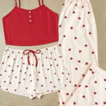 بيجامه عرايس 3 قطع - كود 242