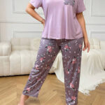 بجامه حريمي نص كم - كود 3000