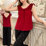 بيجامه حريمي دلع - كود 3035