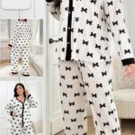 بجامه حريمي قطن - كود 3041