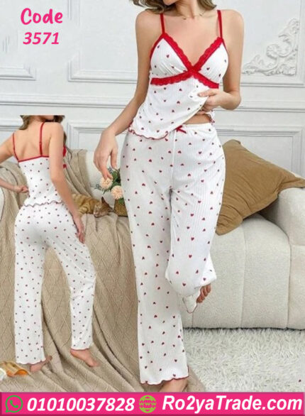 بيجامه نوم حريمي صيفي - كود 3571