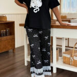 بيجامه للعرايس نص كم - كود 4097