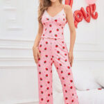 بيجامه حريمي فراوله للعرايس - كود 4635