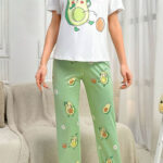 بيجامه نص كم حريمي- كود 4654