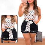 بجامه هوت شورت حريمي - كود 477