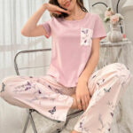 بيجامه نص كم حريمي للعرايس - كود 4910