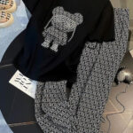 بيجامة حريمي بنقوش أنيقة - كود 5144