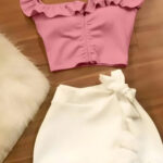 طقم سكسي ميني جيب - كود 657