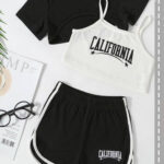 بيجامه شورت 3 قطع - كود 700