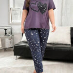 بيجامه حريمي نص كم - كود 715