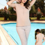 بيجامه حريمي للعرايس برمودا - كود 781