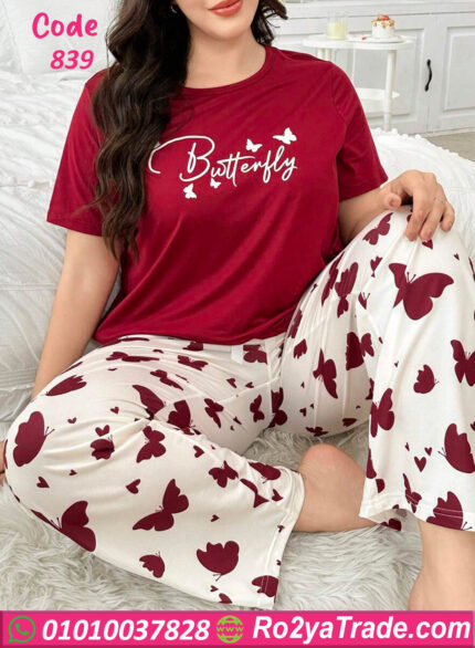 بيجامه قطعتين للعرايس - كود 839