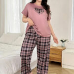 بيجامه حريمي صيفي قطن - كود 908