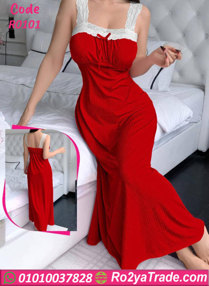 قميص للنوم طويل للعرايس - كود R0101