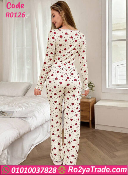 بيجامه قطعتين للعرايس - كود R0126