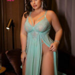 لانجري شيفون شفاف