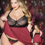 قميص نوم قصير - كود 00162