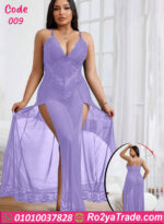 قميص نوم طويل شفاف - كود 009