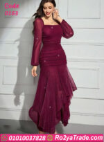 فستان طويل - كود 0163