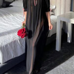 قميص للنوم شفاف للعرايس - كود 520