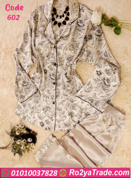 بيجامه حرير للعرايس - كود 602